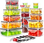 40 PCS Food Storage Containers with