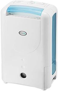 EcoAir DD1 Simple Blue MK3 Desiccant Dehumidifier Rotary Dial 7.5 L/Day Quiet 34dBA Anti Bacterial Filter Laundry 6Kg Home Garage Basement Boat