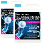 10L of Pro-Kleen Hot Tub & Whirlpool Complete System Flush Cleaner