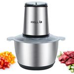 iBELL MT200SM Meat Chopper/Grinder/Mincer, 2 Litre Stainless Steel Bowl, 700W, Multi Purpose for Cutting Slicing Meat, Vegetables, Nuts & Fruits (Silver)