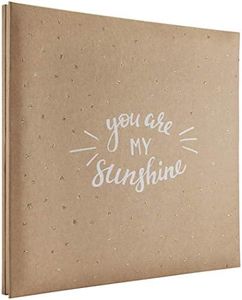 MCS Expandable 10-Page Scrapbook Album with 12 x 12 Inch Pages, 13.5 x 12.5 Inch, You are My Sunshine