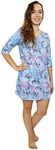 Disney Lilo & Stitch Women's 3/4 Sleeve Dorm Nightgown Pajamas