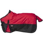 Tough 1 600D Waterproof Poly Miniature Turnout Blanket, Red, 48"