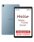 Blackview Tab 50 Small Tablet Android,8 Inch Tablet with 3 Eye Care Mode, Android 13 Tablet 128GB+8GB/1024GB Expand, WiFi 6 Mini Tablets, Split Screen GMS Tablet, Quad Core Processor