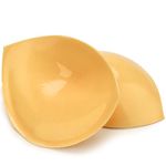 Ksang Double Sided Sticky Bra Inserts, Bra Pads Inserts Push Up for Boob Lift, Adhesive Waterproof Sticky on Bra for Bathing Suit Bikini Sport Bra - B/C Cups