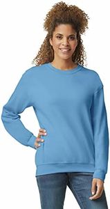 Gildan Men's Fleece Crewneck Sweatshirt Extended Sizes, Carolina Blue, XXX-Large