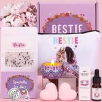 Bath Sets Birthday Friendship Pamper Gifts for Women Best Friends Bestie, Unique Pamper Hamper Kit for Women Best Friends Self Care Package for Her, Relaxation Spa Gifts for Best Friends Bestie Sister