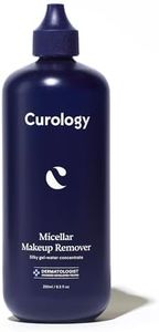 Curology Micellar Water Makeup Remover, Waterproof Eye and Face Make Up Cleansing Water, Gentle and Hydrating, Silky Gel-Water Concentrate, 8.5 fl oz