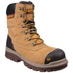Caterpillar Men's Premier 8" Wr Tx Ct S3 HRO SRC Safety Boots, Yellow (Mn Hnyrst), 10 UK 44 EU