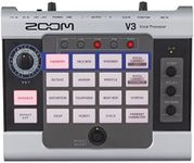 Zoom V3 Vocal Processor, Harmony, Pitch Correction, Reverb, Delay, 16 Studio Grade Effects, Battery Powered, for Streaming, Recording, and Live Performance