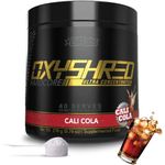 EHPlabs OxyShred Hardcore Thermogenic Pre Workout Powder for Shredding - Pre Workout Powder with L Glutamine & Acetyl L Carnitine, Energy Boost Drink, Mood Booster - Cali Cola, 40 Servings