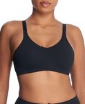 Natori Women's Power Comfort Full Fit Active Underwire Bra Sports, Black, 34F