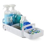 YouCopia RollOut Caddy Under Sink Organizer, 8" Wide, White