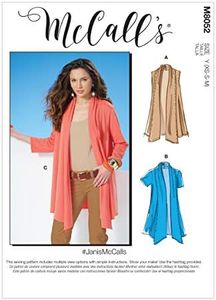 McCall's Pattern Misses' Shawl Collar Cardigans ZZ (LRG-XLG-XXL), Various