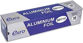 50 Meter Aluminum Silver Foil Paper Wrap for Cooking ~ Heavy Duty Food Service Kitchen Foil Wrap ~ Great for, Cooking, Grilling & Wrapping Sandwiches | Width 30cm