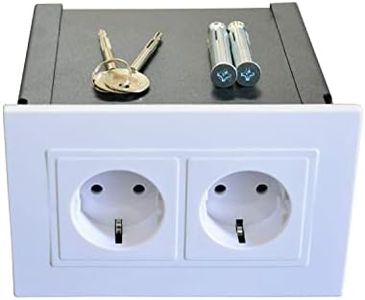 Gravitis Secreto caja fuerte de pared - Almacenamiento seguro para sus objetos de valor en esta caja de seguridad con enchufe oculto.
