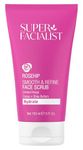 Super Facialist Rosehip Hydrate, Brighten & Refine Face Scrub - Delicate Cleanser & Exfoliator with Shea Butter & Cucumber Oil for Sensitive Skin, Gentle Face Care, Vegan Friendly, 150ml