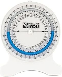 Healthy You Range of Motion Inclinometer with Easy Adjust Dial