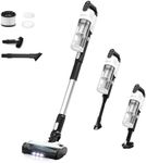 LEVOIT Cordless Vacuum Cleaner – Cleans up to 75 m², 100,000 RPM Brushless Motor, Anti-Hair Wrap, 5-Level Filter, Hard Floor 99.7% Clean, 8-in-1 Accessories for Pet Hair & Hardfloor, LVAC200 Black