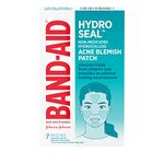 Band-Aid Hydro Seal Acne Blemish Patch - Hydrocolloid Pimple Patches, Face Pimple Spot Care - 7 Count, beige