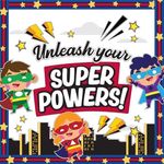 Decorably 58Pcs Super Hero Classroom Decorations Set with Borders - Superhero Classroom Decor, Superhero Bulletin Board Decorations, Super Hero Classroom Decor, Superhero Classroom Decorations