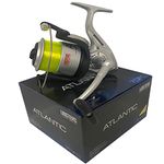 NEW LARGE ATLANTIC 7000 FD SEA FISHING LIDSTERS BEACH PIER REEL AND YELLOW LINE 70