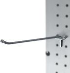 Presa 409-50 Heavy Duty Metal Peg Board Shelving Hooks, 8-Inch, 50-Pack