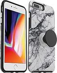 OtterBox + Pop Symmetry Series Case for iPhone 7 Plus and iPhone 8 Plus - White Marble