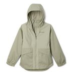 Columbia Youth Girls Rainy Trails 2 Fleece Lined Jacket, Safari, 164