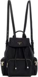 GUESS Borsa zaino Eco Gemma in Nylon nero donna BS22GU89 EYG839532, Black, One size