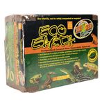 Zoo Med Eco Earth - Natural Substrate in Coconut Fiber for terrariums and reptiles, for Amphibians, reptiles and Insects, compostable and recyclable (Pack of 3)