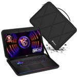 Smatree Hard Eva Protective Case Compatible with 17 Inch MSI Raider GE78 HX Gaming Laptop, for 17 Inch MSI Vector 17 HX A14V / A13V Notebook Bag (X8327)