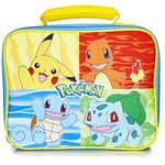 Pokemon Insulated Lunch Bag - Pikachu Lunch Case for School, Travel, Days Out (Yellow/Multi)