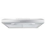 FIREGAS 60 cm Visor Cooker Hood with Brushless Motor, Stainless Steel Extractor Hood 600mm, Under Cabinet Hood, Wall Mounted Extractor,Recirculation/Extraction