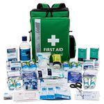 Premium Large First Response First Aid Kit Rucksack - Fully Stocked UK British Standard