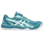 ASICS Men's Upcourt 5 Volleyball Shoes, Blue Teal/White, 10.5 UK