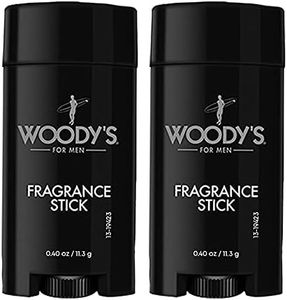 Woody's Fragrance Stick, Solid Perfume for Men, 0.5 Ounce, 2-Pack