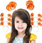 ArtCreativity Orange Ponytail Headb