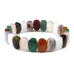 REMEDYWALA Unisex-Adult Charged Multicolor Diamond Cut Bracelet