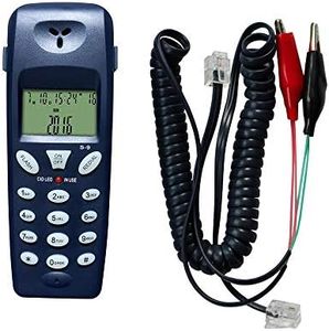 TelPal Landline Test Phone Line Set Telecom Check Telephone Line Dedicated Check Line Survey Line Machine Tester to Alligator Clip Set Equipment