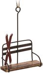 Abbott Collection 27-LODGE/6096 Chair Lift w/Skis Ornament-5.5" H, Multi-Color