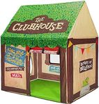 SweHouse Playhouse for Kids Indoor, Kids Play Tent, Toys for Boys and Girls Children Clubhouse Tent with Roll-up Door and Windows