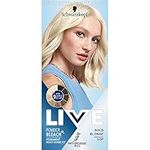 Live Schwarzkopf LIVE Powder Bleach Bold Blonde Permanent Hair Dye, Lifts Up to 9 Levels, Plex Technology, 00P, 157.0 gram