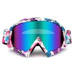 Motorcycle Motocross Goggles Windproof ATV Dirt Bike Riding Ski Anti-Fog Glasses