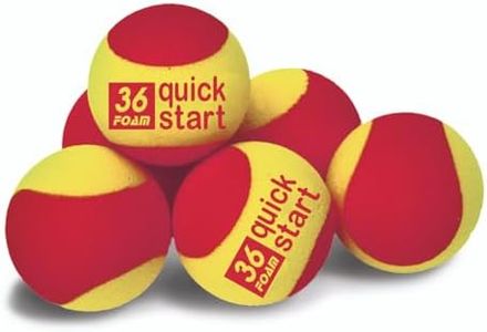 Oncourt Offcourt Quick Start 36" Red Foam Tennis Balls – Set of 12 Balls