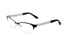 Jimmy Choo JC106 F2T BLACK LIGHT GOLD GLITTER BLACK 52/17/135 WOMAN Eyewear Frame