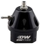 DeatschWerks DWR1000 Adjustable Fuel Pressure Regulator, Black