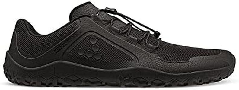 Vivobarefoot Primus Trail II FG, Mens Recycled Off-Road Shoe with Barefoot Firm Ground Sole Obsidian