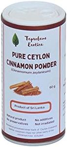 TAPROBANE EXOTICA Premium Ceylon Cinnamon Powder 60g in a Can with Sprinkler Top