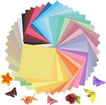 Origami Paper 50 Colors 100 Sheets 6" x 6" , Double Sided Color Origami Kit for Crafts & Art, Allow for Easy & Intricate Folding